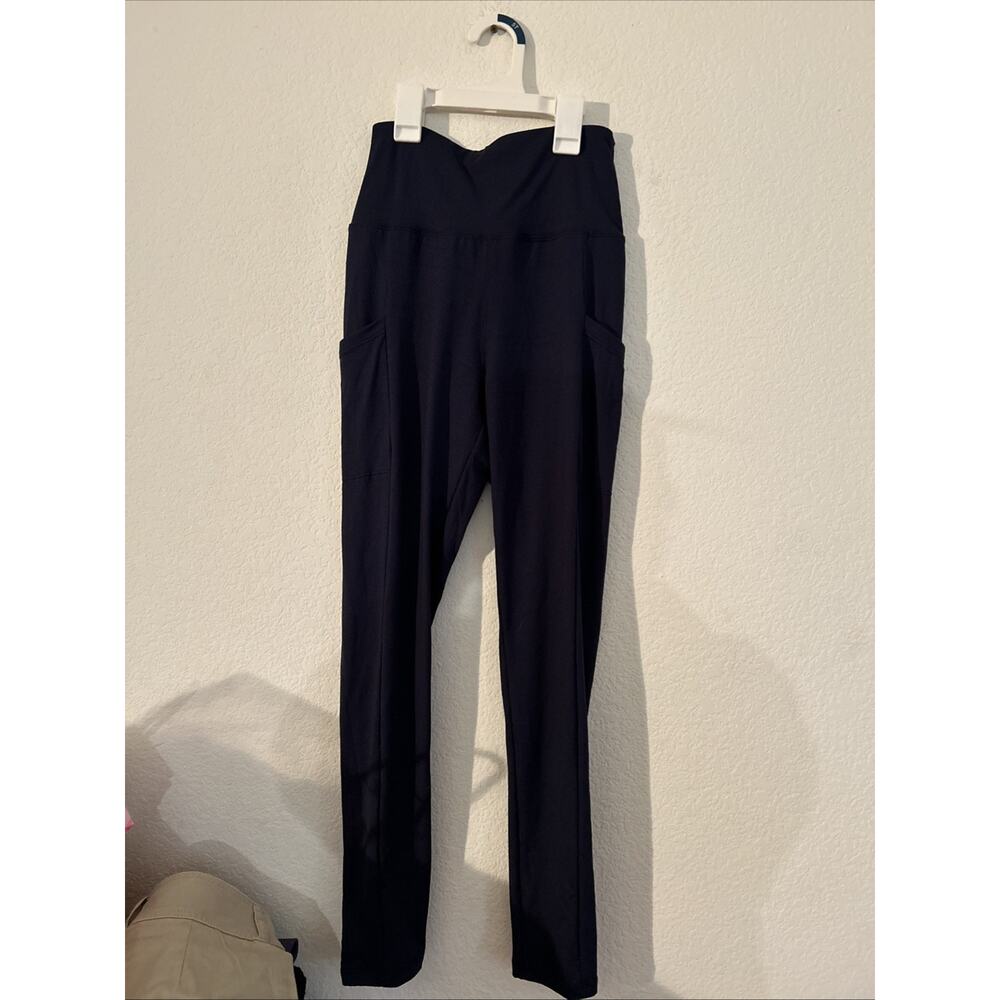 Women’s S/M Navy Blue Leggings Pockets On The Side